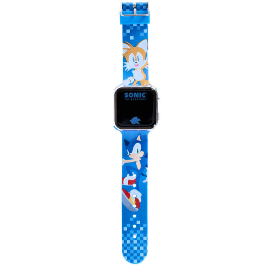 Overige Merken Sonic Led Horloge Blauw