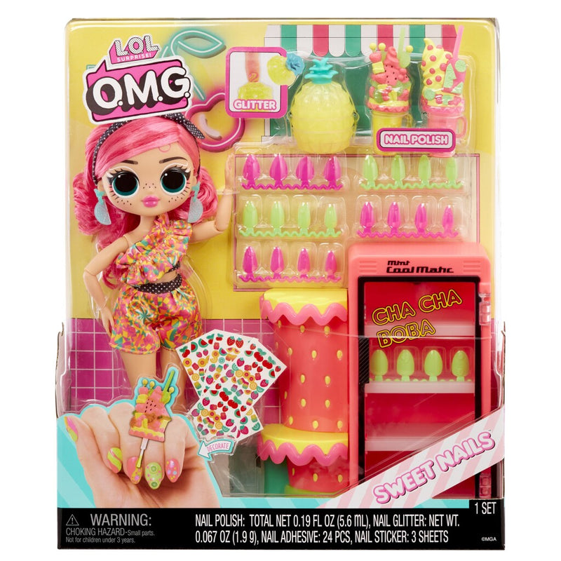 Laad de afbeelding in de Gallery-viewer, L.o.l. Surprise O.m.g. Sweet Nails Pinky Pops Fruit Shop
