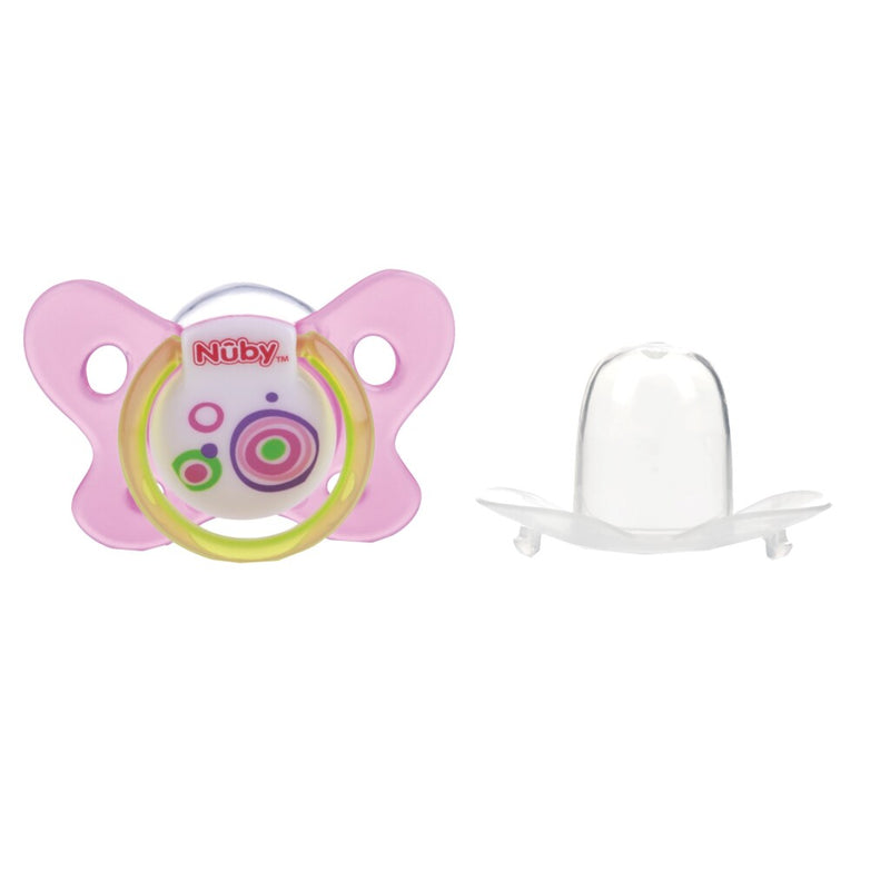 Laad de afbeelding in de Gallery-viewer, Nuby Fopspeen 0-6 Maanden Assorti