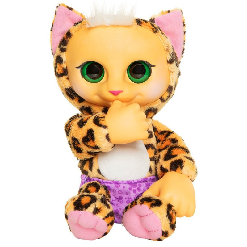 Laad de afbeelding in de Gallery-viewer, Jakks Animal Babies Luipaard + Geluid