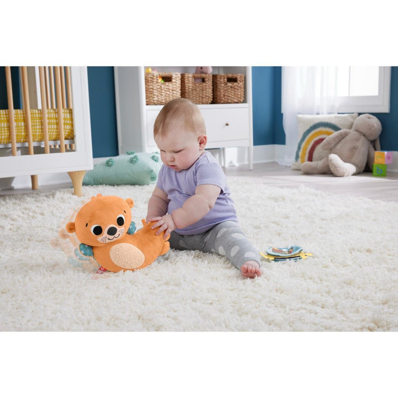 Laad de afbeelding in de Gallery-viewer, Fisher Price 2In1 Schommelende Otter Knuffel