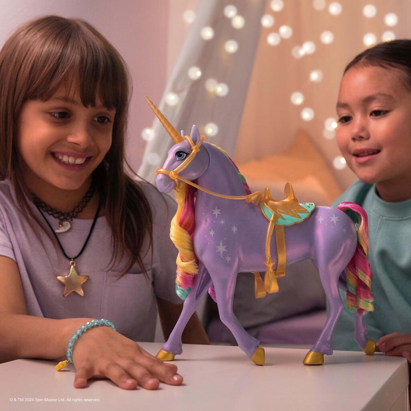 Laad de afbeelding in de Gallery-viewer, Unicorn Academy Unicorn Rainbow Wildstar + Licht En Geluid