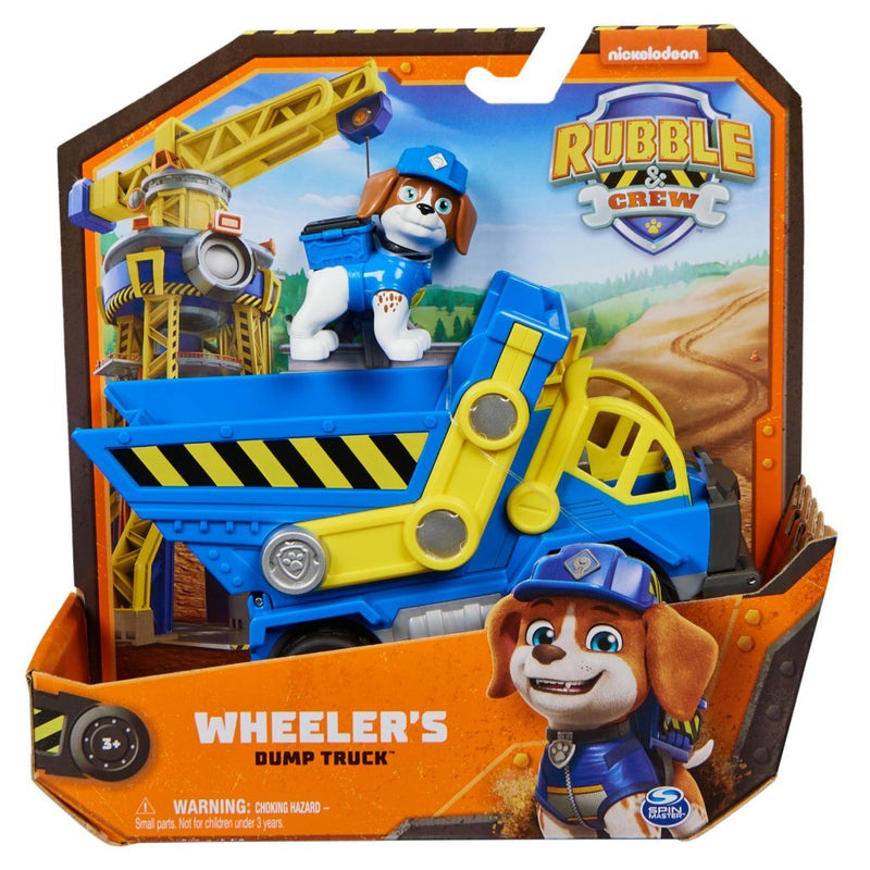 Laad de afbeelding in de Gallery-viewer, Paw Patrol Rubble &Amp; Crew Basic Vehicle Wheeler