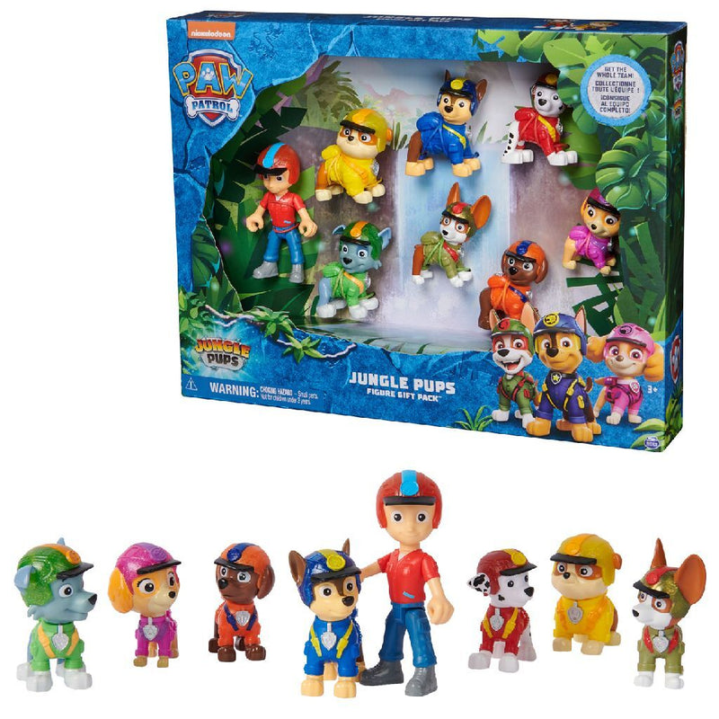Laad de afbeelding in de Gallery-viewer, Paw Patrol Jungle Pups Figuren 8-Delig