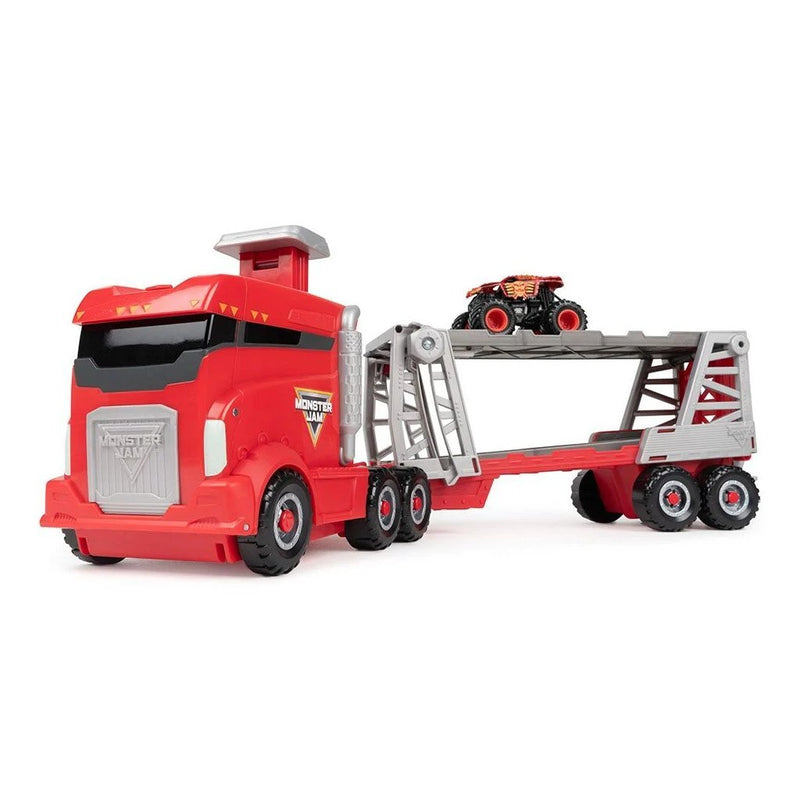 Laad de afbeelding in de Gallery-viewer, Monster Jam Transportwagen + Monstertruck