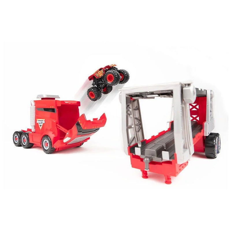 Laad de afbeelding in de Gallery-viewer, Monster Jam Transportwagen + Monstertruck