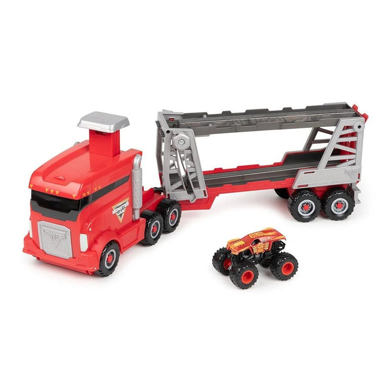 Laad de afbeelding in de Gallery-viewer, Monster Jam Transportwagen + Monstertruck
