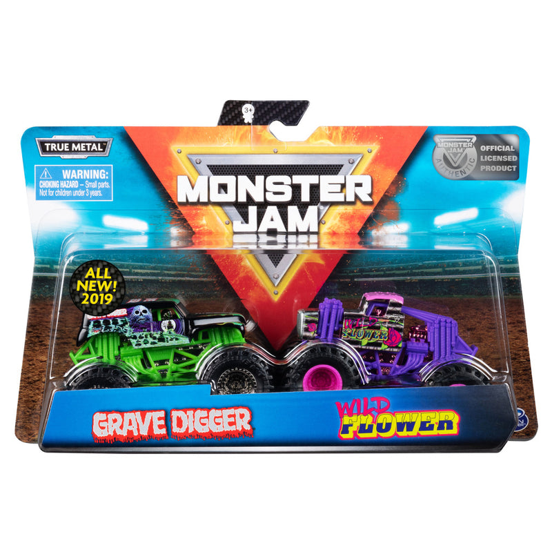 Laad de afbeelding in de Gallery-viewer, Monster High Monster Jam Die-Cast Trucks 1:64 2 Stuks Assorti