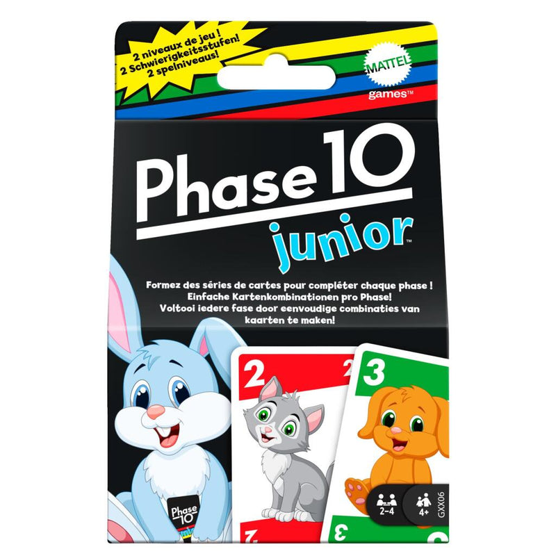 Laad de afbeelding in de Gallery-viewer, Mattel Phase 10 Junior Kaartspel