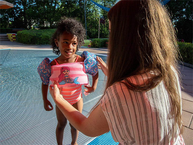 Laad de afbeelding in de Gallery-viewer, Huismerk Sevylor Puddle Jumper - Zeemeermin