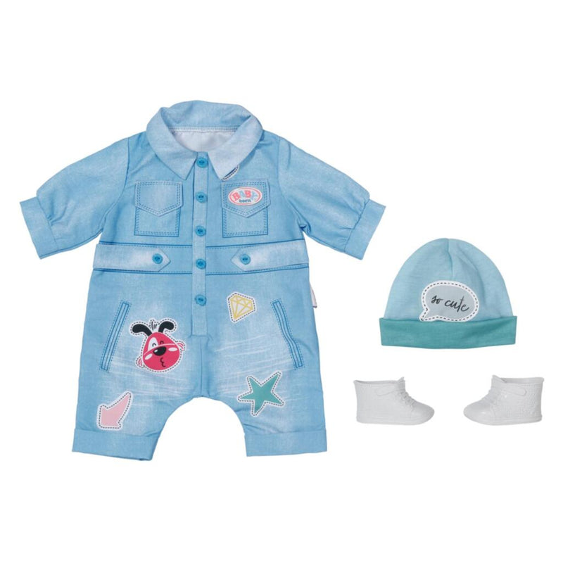 Laad de afbeelding in de Gallery-viewer, Baby Born Outfit Jeans Overal