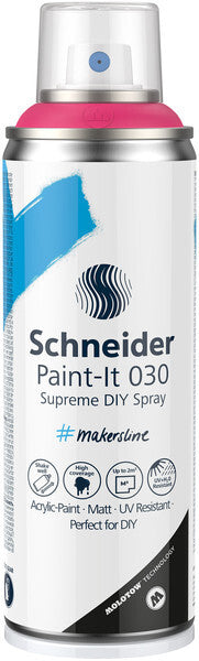 Laad de afbeelding in de Gallery-viewer, Schneider S-Ml03050136 Supreme Diy Spray Paint-It 030 Magenta 200Ml