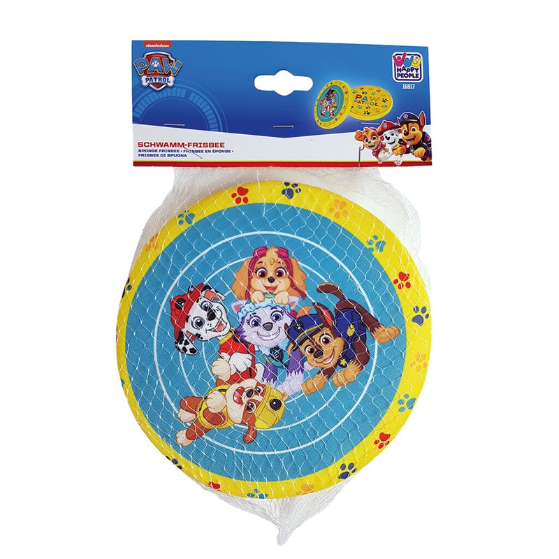 Laad de afbeelding in de Gallery-viewer, Paw Patrol Spons Frisbee 19 Cm Geel/Blauw