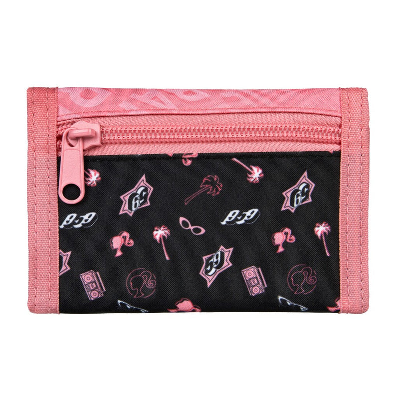 Laad de afbeelding in de Gallery-viewer, Barbie Portemonnee Zwart/Roze