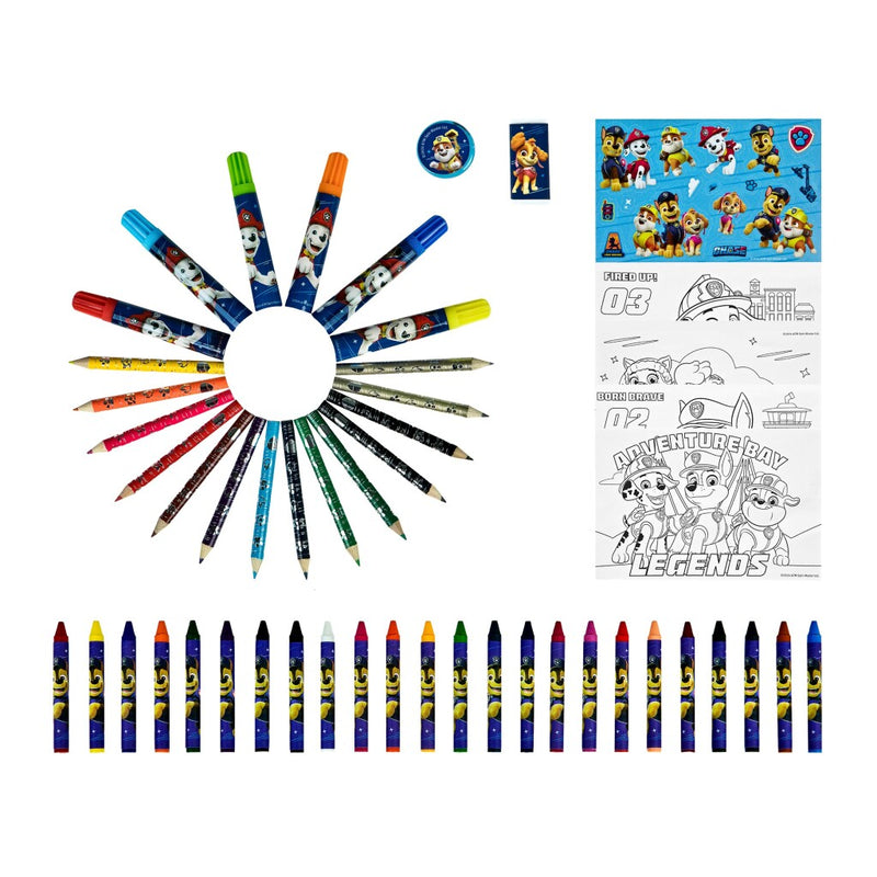 Laad de afbeelding in de Gallery-viewer, Paw Patrol Kleurkoffer 51-Delig