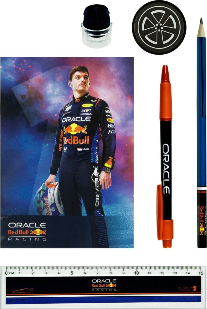 Laad de afbeelding in de Gallery-viewer, Undercover Red Bull Max Verstappen Schrijfset In Etui