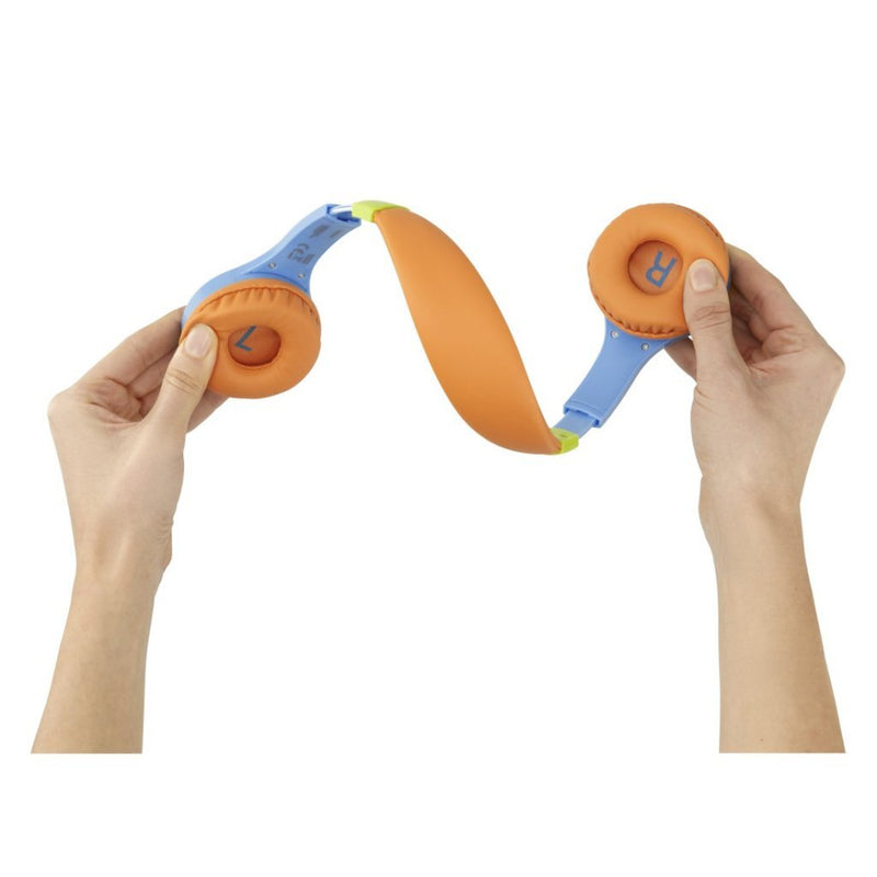 Laad de afbeelding in de Gallery-viewer, Hama Kids Guard On-Ear Kinderkoptelefoon Blauw/Oranje