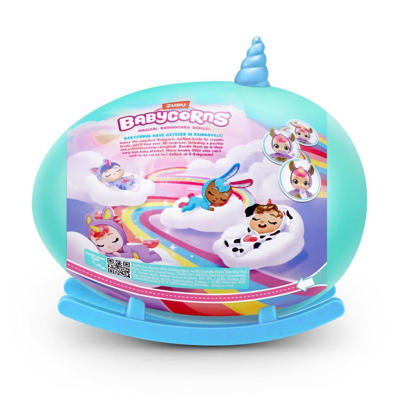 Laad de afbeelding in de Gallery-viewer, Zuru Babycorn Rainbocorn Pluche Knuffel + Licht En Geluid