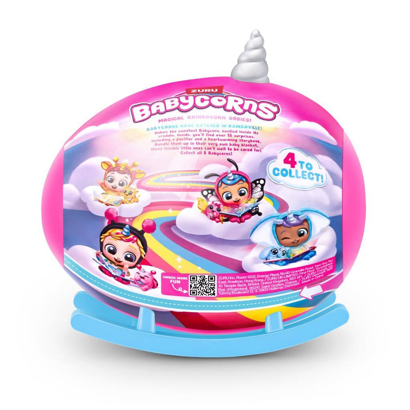 Laad de afbeelding in de Gallery-viewer, Zuru Babycorn Rainbocorn Baby Knuffel