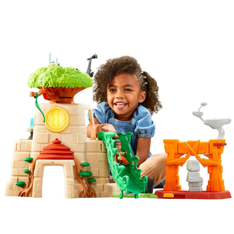 Laad de afbeelding in de Gallery-viewer, Hasbro Star Wars Young Jedi Tenoo Temple Speelset + Licht En Geluid