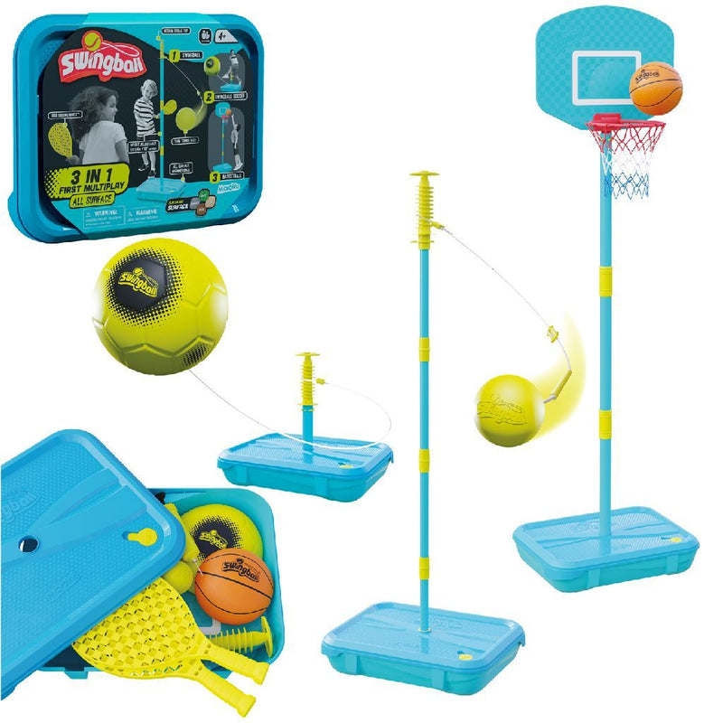 Laad de afbeelding in de Gallery-viewer, Mookie 3In1 First Multiplay Swingball