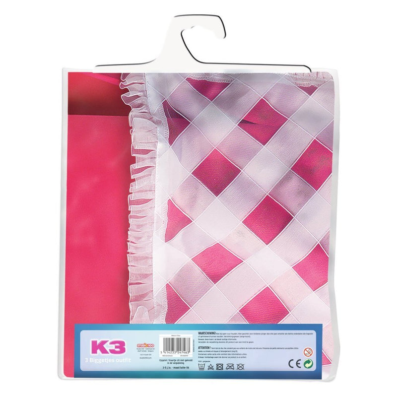 Laad de afbeelding in de Gallery-viewer, K3 Verkleedjurk 3 Biggetjes Maat 134