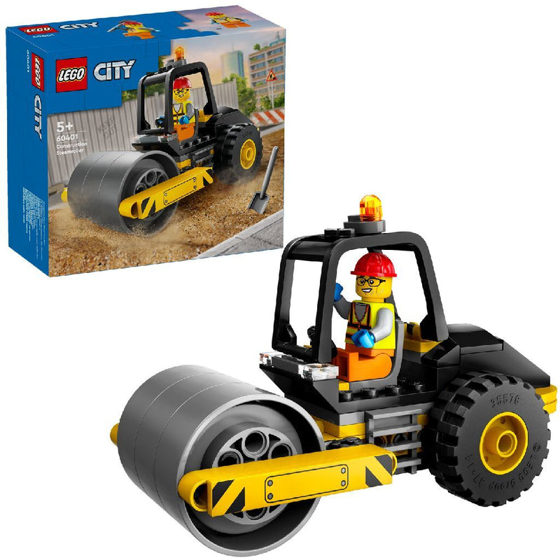 Laad de afbeelding in de Gallery-viewer, Lego 60401 City Vehicles Construction Steamroller