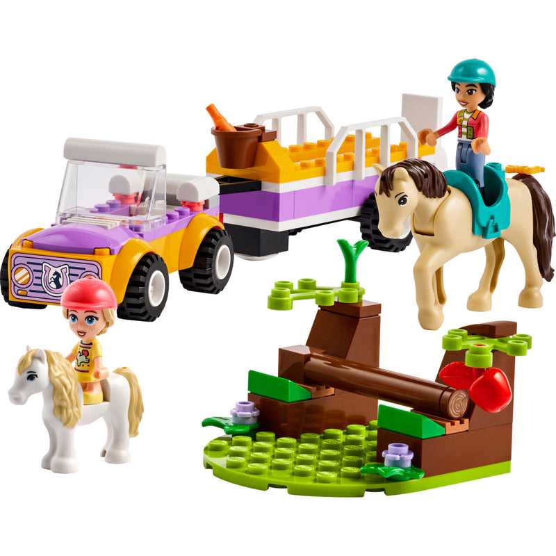 Laad de afbeelding in de Gallery-viewer, Lego Friends 42634 Paard En Pony Aanhangwagen