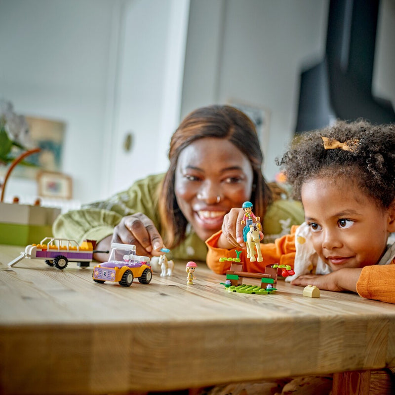 Laad de afbeelding in de Gallery-viewer, Lego Friends 42634 Paard En Pony Aanhangwagen