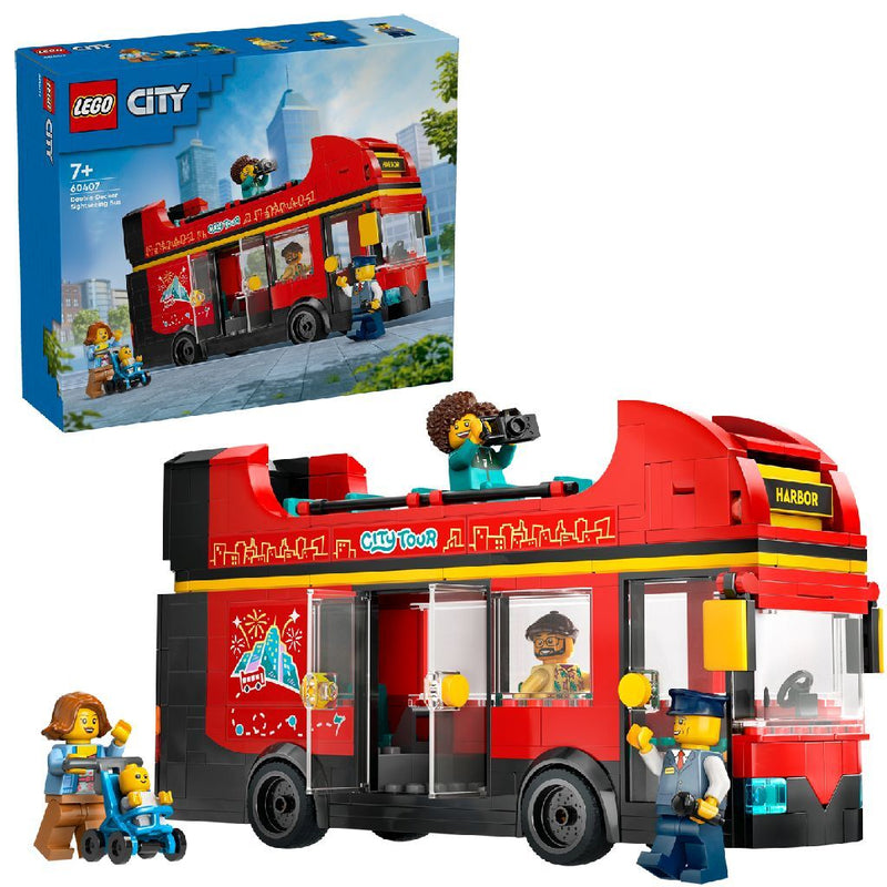 Laad de afbeelding in de Gallery-viewer, Lego 60407 City Great Vehicles Rode Dubbeldekker