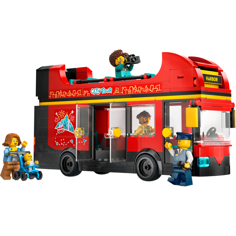 Laad de afbeelding in de Gallery-viewer, Lego 60407 City Great Vehicles Rode Dubbeldekker