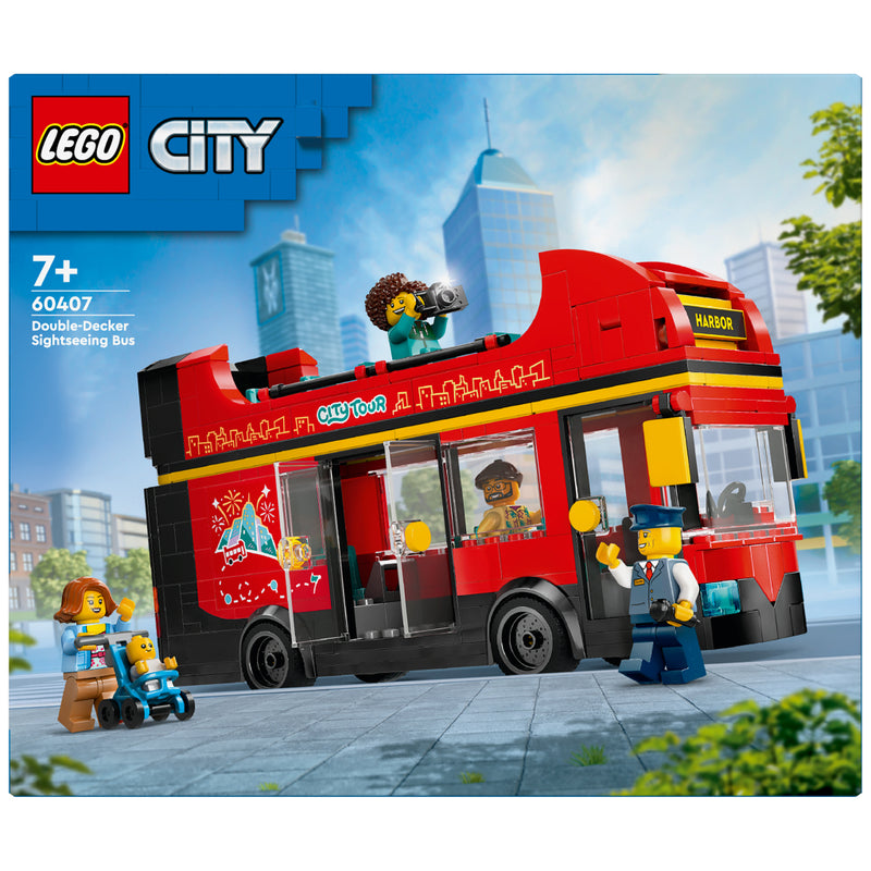 Laad de afbeelding in de Gallery-viewer, Lego 60407 City Great Vehicles Rode Dubbeldekker