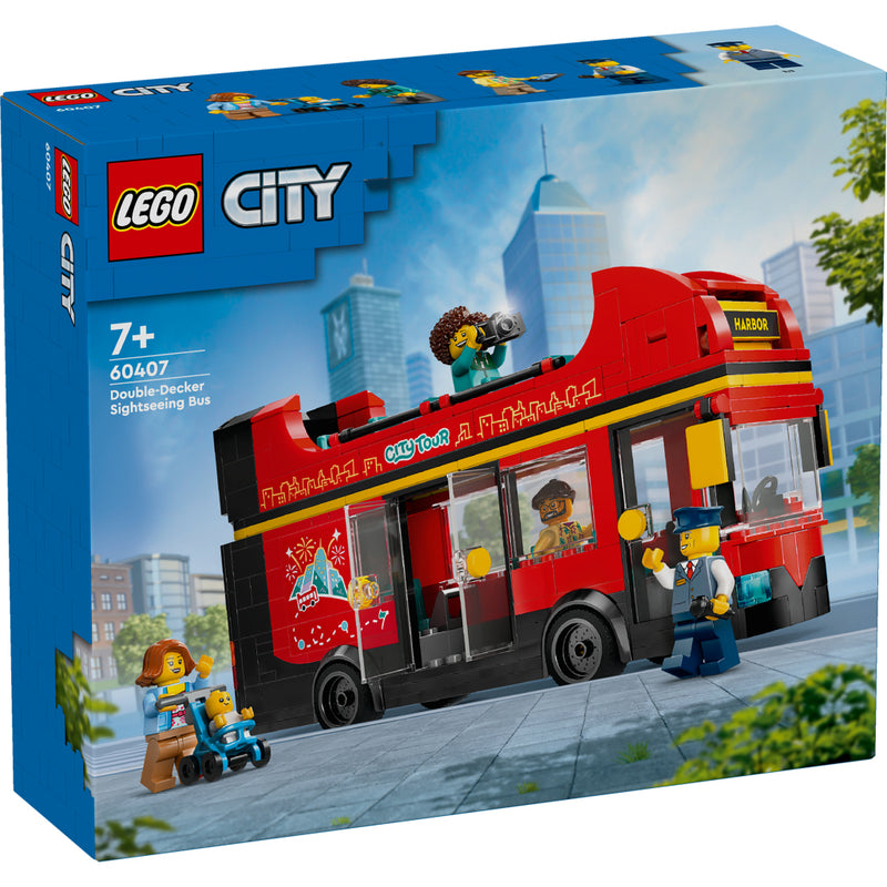 Laad de afbeelding in de Gallery-viewer, Lego 60407 City Great Vehicles Rode Dubbeldekker