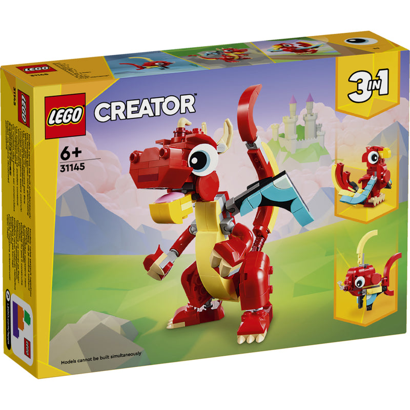 Laad de afbeelding in de Gallery-viewer, Lego Creator 31145 3In1 Red Dragon