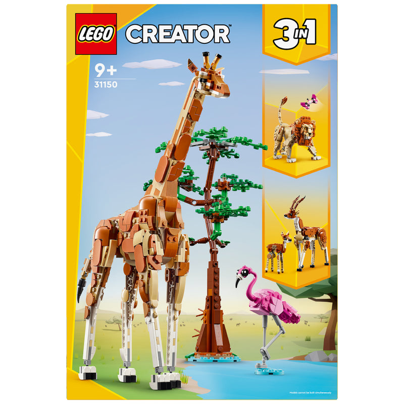 Laad de afbeelding in de Gallery-viewer, Lego Creator 31150 3In1 Safaridieren