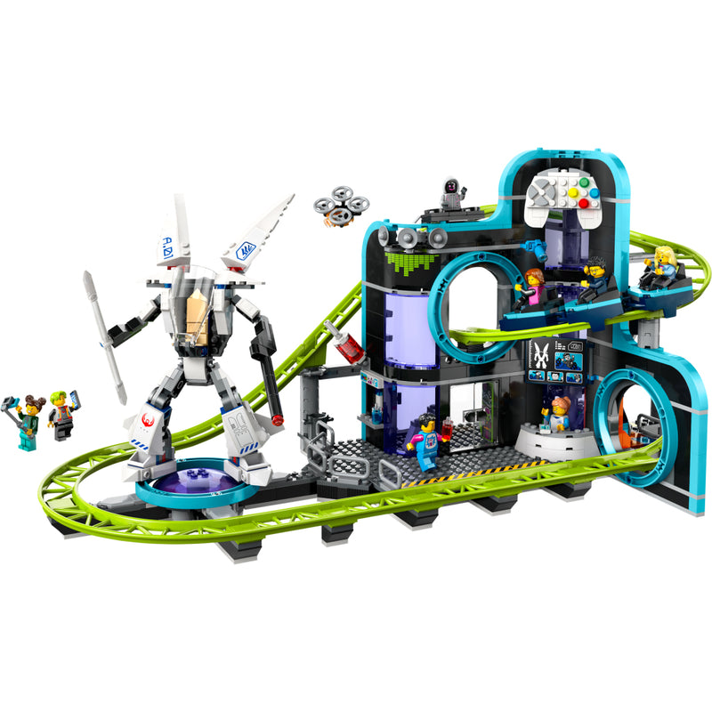 Laad de afbeelding in de Gallery-viewer, Lego 60421 City Achtbaan In Robotwereld
