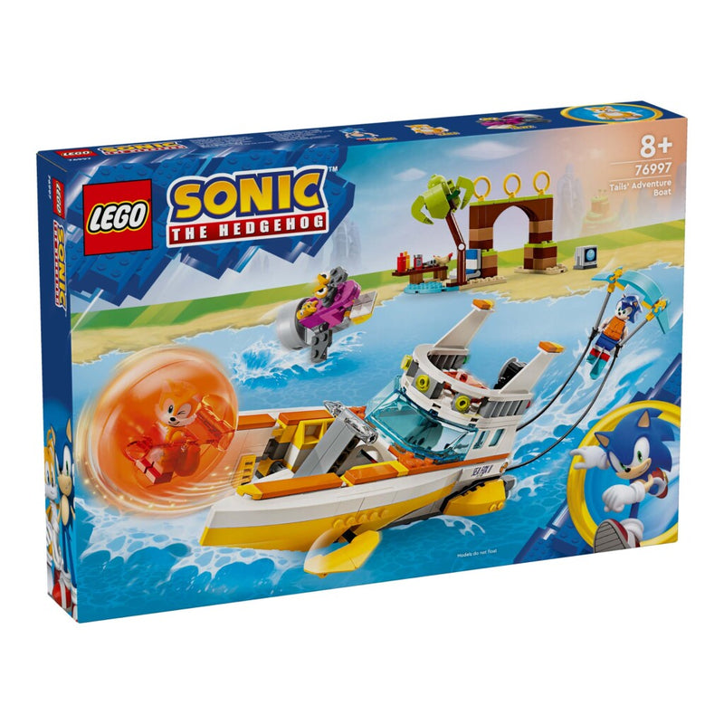 Laad de afbeelding in de Gallery-viewer, Lego Sonic 76997 Tails Avonturenboot
