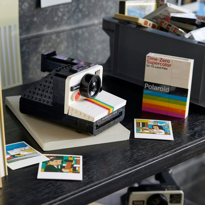 Laad de afbeelding in de Gallery-viewer, Lego Ideas 21345 Polaroid Onestep Sx-70 Camera