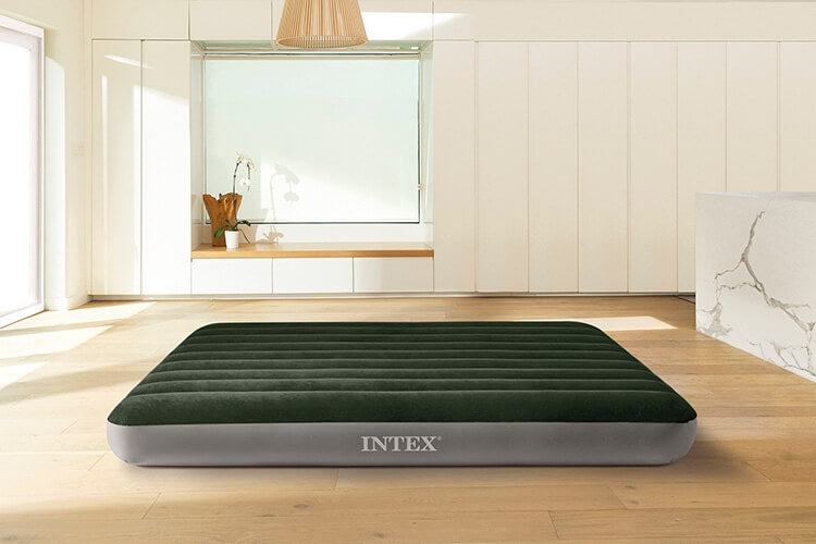 Laad de afbeelding in de Gallery-viewer, Intex Prestige Downy Met Batterijpomp - Tweepersoons