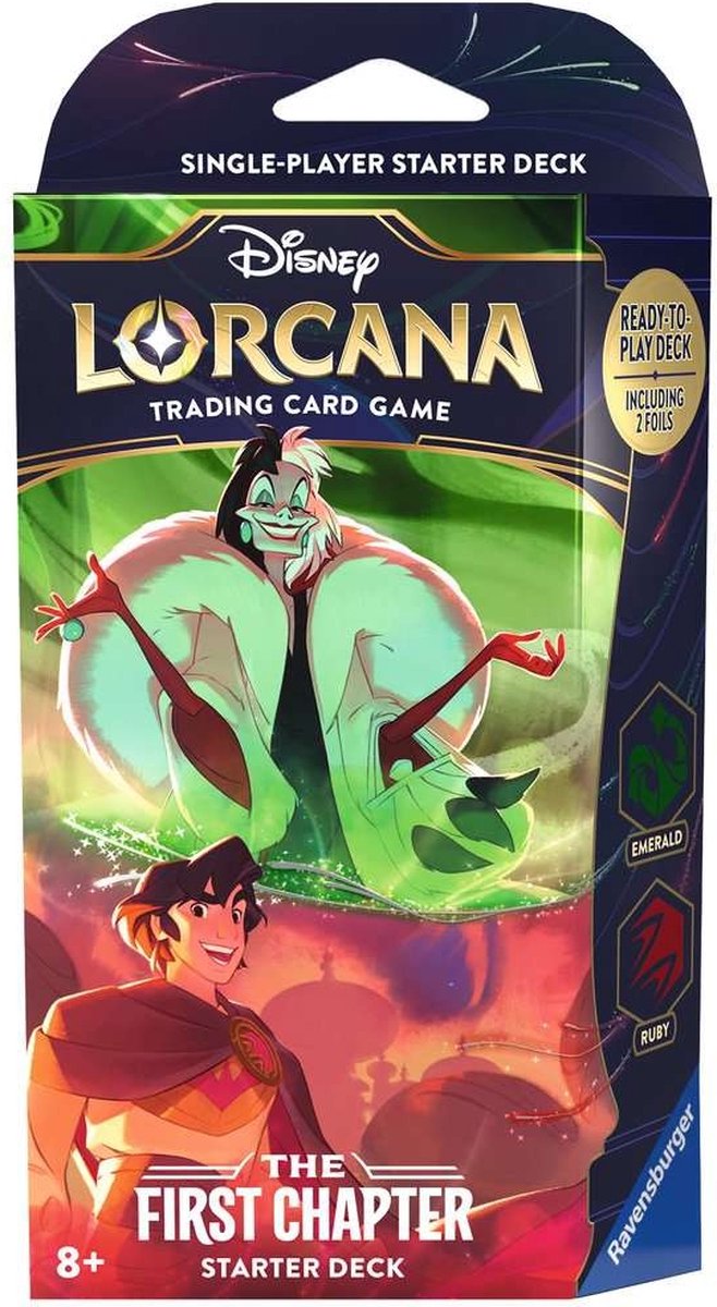 Laad de afbeelding in de Gallery-viewer, Disney Lorcana - Starter Deck Cruella & Aladdin