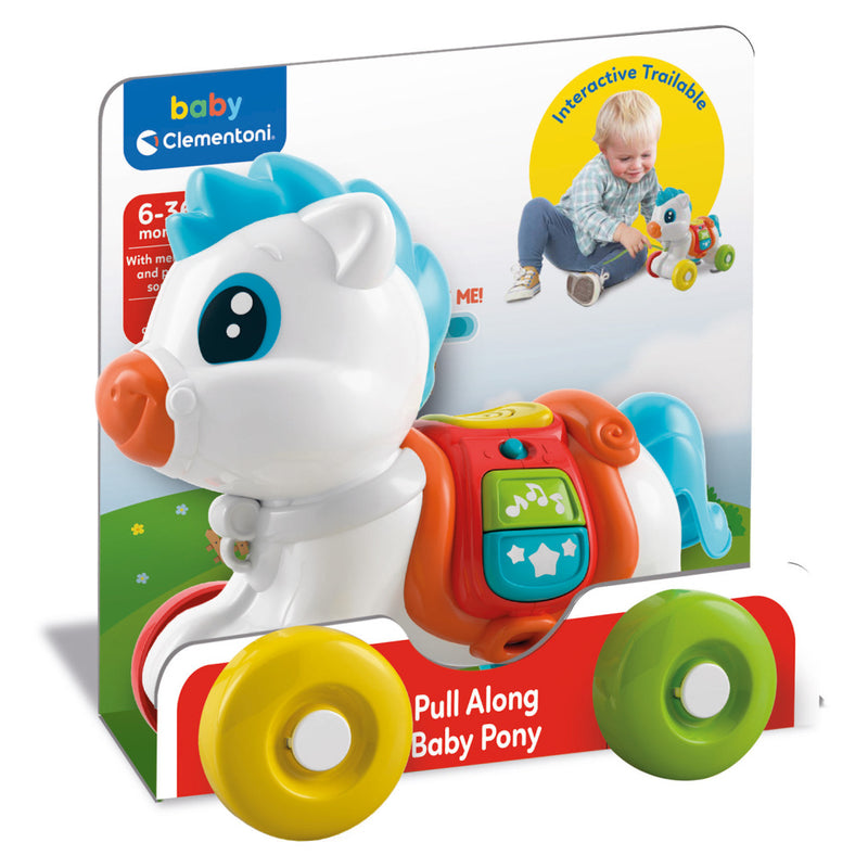 Laad de afbeelding in de Gallery-viewer, Clementoni Baby Trekfiguur Paard + Geluid