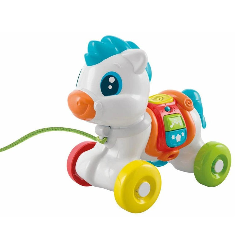 Laad de afbeelding in de Gallery-viewer, Clementoni Baby Trekfiguur Paard + Geluid