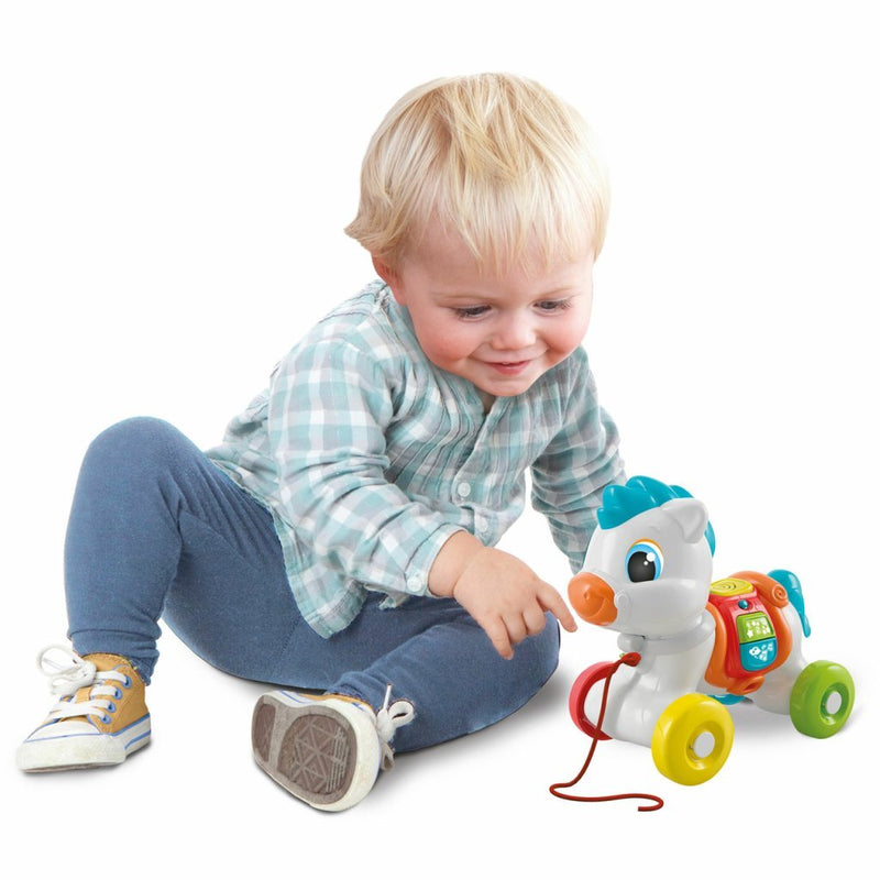 Laad de afbeelding in de Gallery-viewer, Clementoni Baby Trekfiguur Paard + Geluid