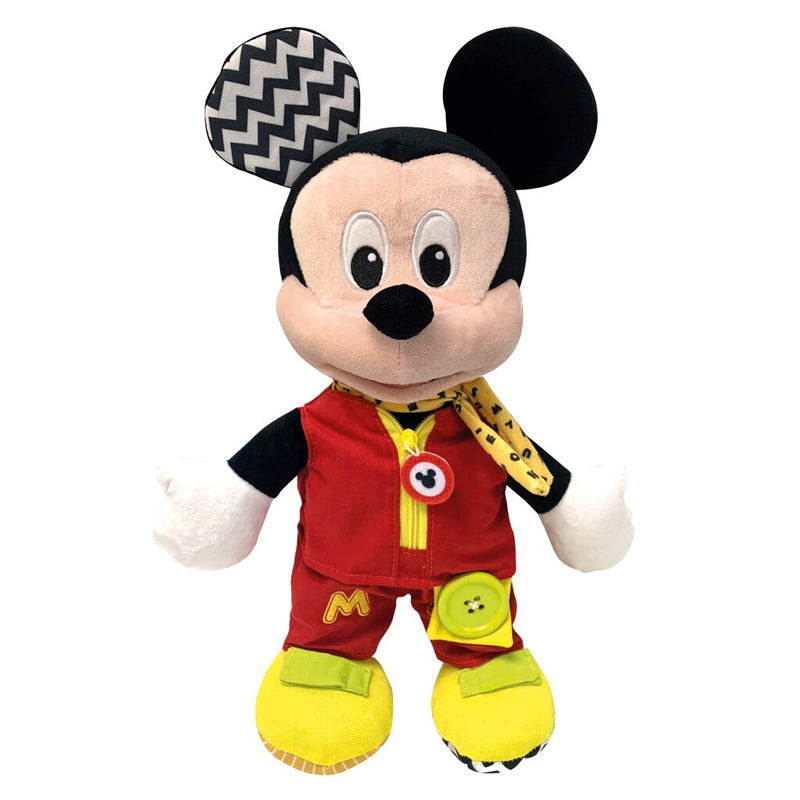 Laad de afbeelding in de Gallery-viewer, Clementoni Baby Disney Mickey Mouse Dress Up Knuffel