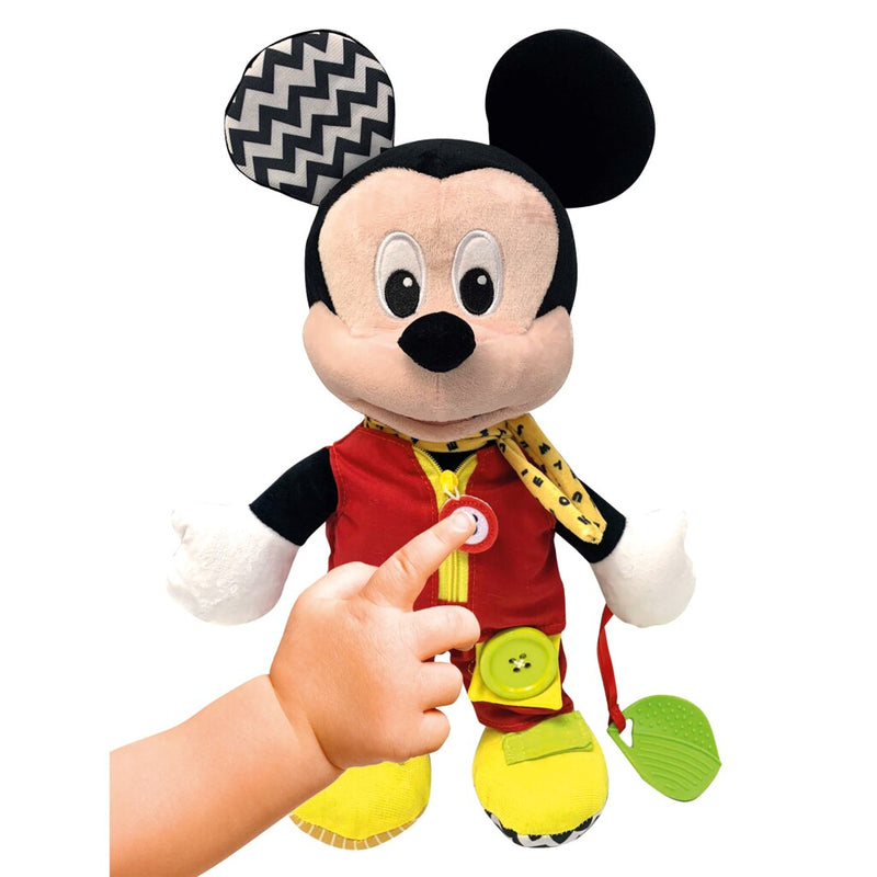 Laad de afbeelding in de Gallery-viewer, Clementoni Baby Disney Mickey Mouse Dress Up Knuffel