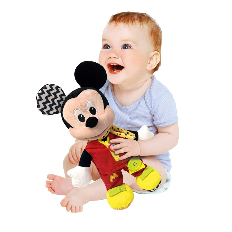 Laad de afbeelding in de Gallery-viewer, Clementoni Baby Disney Mickey Mouse Dress Up Knuffel