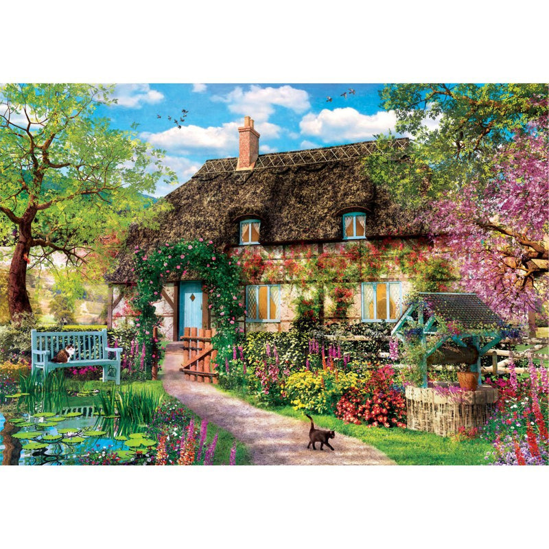Laad de afbeelding in de Gallery-viewer, Clementoni High Quality Collection Puzzel + Poster Het Oude Huisje 1000 Stukjes
