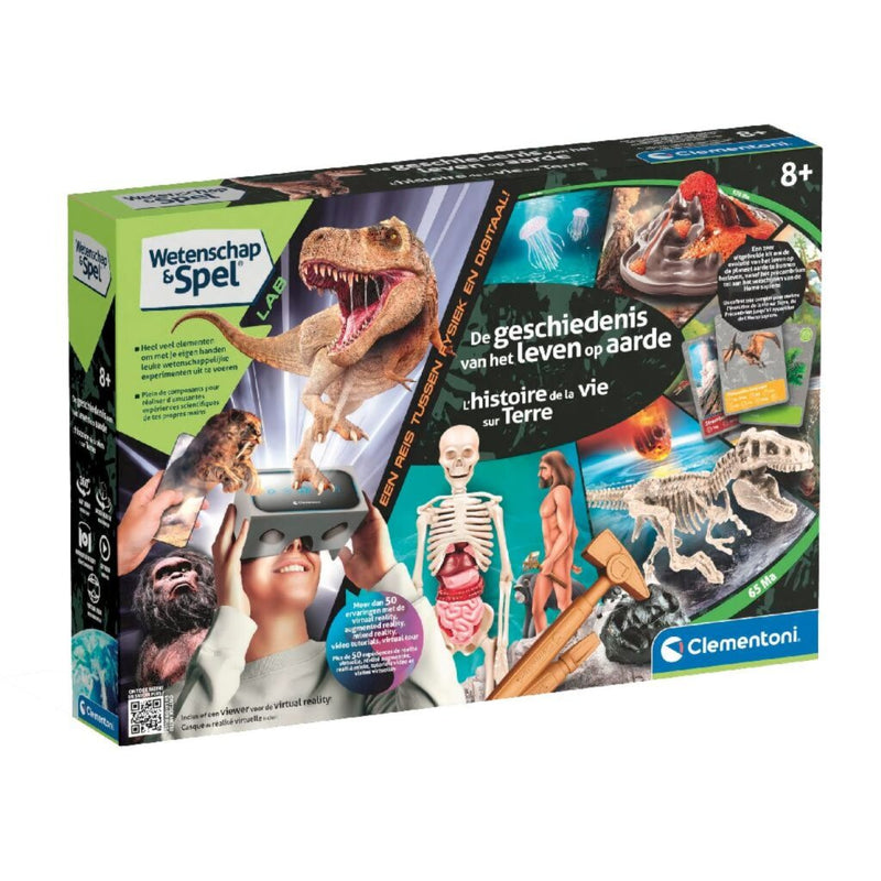 Laad de afbeelding in de Gallery-viewer, Clementoni Wetenschap En Spel De Geschiedenis Van Het Leven Op Aarde
