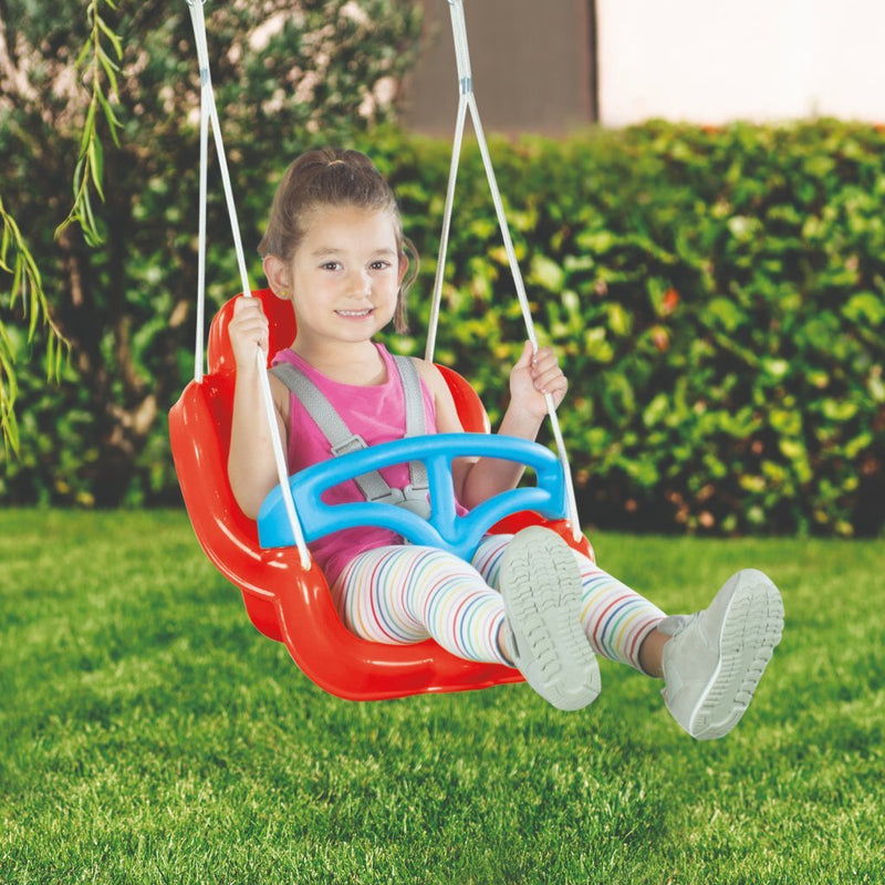 Laad de afbeelding in de Gallery-viewer, Dolu Schommelstoel Rood/Blauw