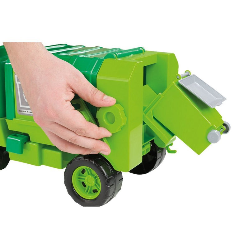 Laad de afbeelding in de Gallery-viewer, Dolu Vuilniswagen 43 Cm Groen